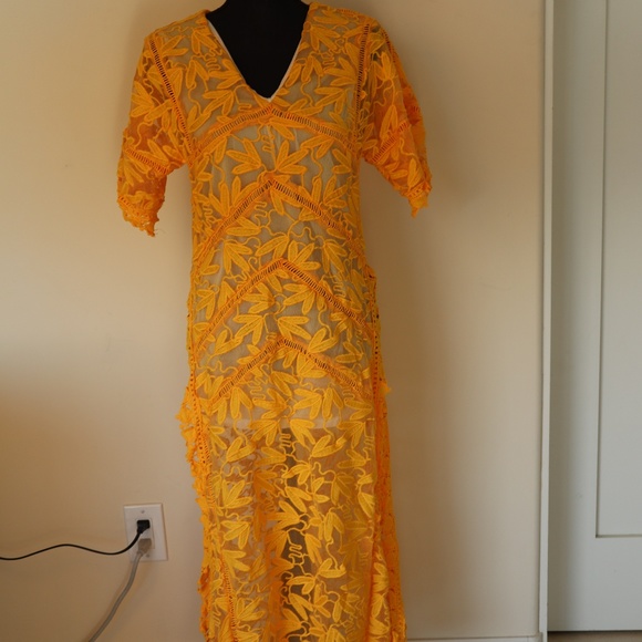 Dresses Yellow Beach Cover Up Poshmark